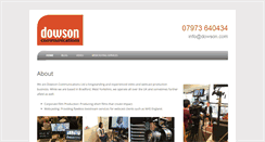 Desktop Screenshot of dowson.com